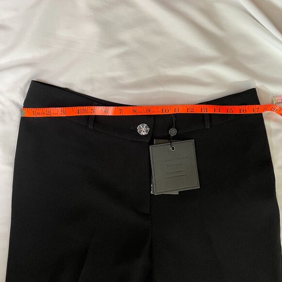 NWT Philipp Plein Couture Elegant Flair Dress Trousers Size 10 12 Black - Picture 6 of 16